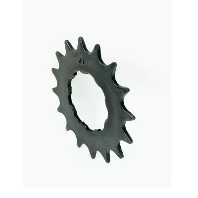 Pignon plat ICE en acier 16 dents 3/32 Noir