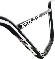 Guidon BMX Cr-mo ICE PILOT Ø22,2mm / rise 8" Noir