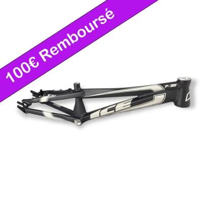 CADRE BMX  ICE F-22  Expert Noir mat et déco grise