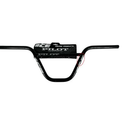 Guidon BMX Cr-mo ICE PILOT Ø22,2mm / rise 7,5 " Noir   *** EXPO ***