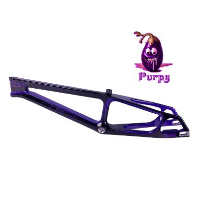 Cadre BMX carbone ICE RAPTOR Noir /  violet Purpy PRO  XL