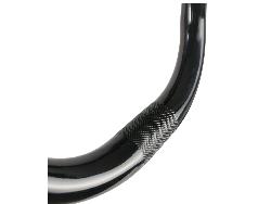 Guidon BMX Cr-mo ICE PILOT Ø31,8mm / rise 7,5 " Noir