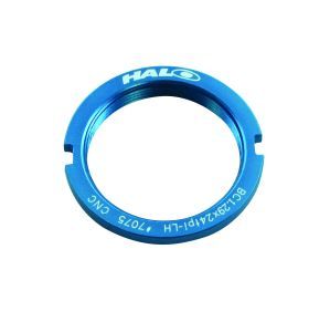 Lockring HALO en Alu pour Fixie Bleu