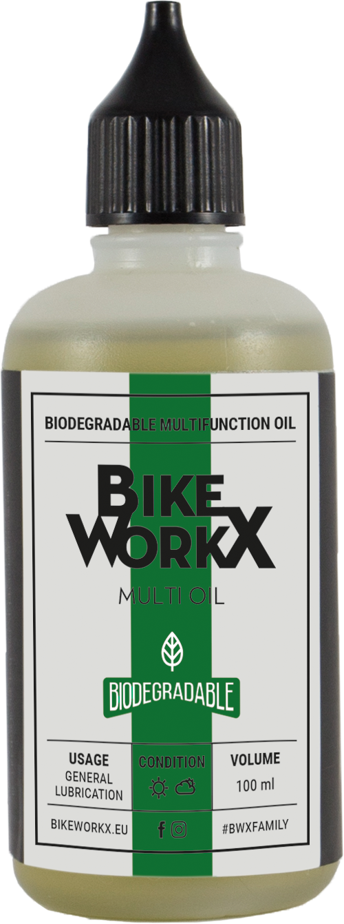 Huile biodégradable BIKEWORKX MULTI OIL Bio 100 ml 