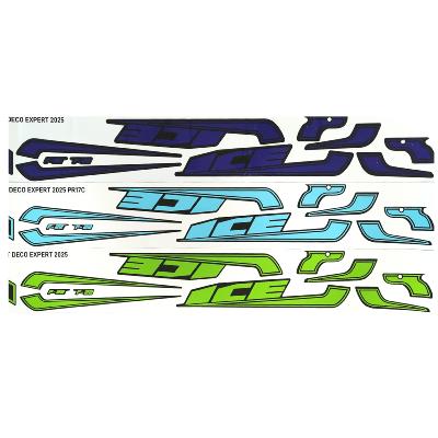 Kit déco pour cadre ICE F22 Expert Lime métalisé