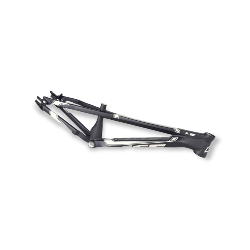 Cadre BMX  ICE F-22  Cruiser XL Noir mat et déco grise