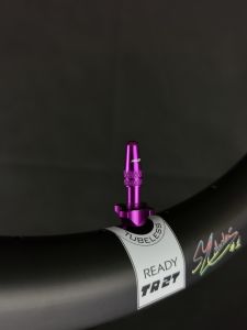 Paire de Valves ICE AIRFLOW Tubeless 44 mm Violettes