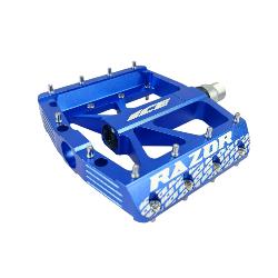 Pédales ICE RAZOR CNC Bleues