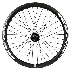 Roue Arrière ICE RAFALE 24"X Carbone disque + Moyeu ICE HACKER X Disc 36T 15/10 mm