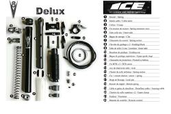 Tige de selle télescopique ICE V8 DELUX 30,9mm