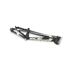 CADRE BMX  ICE F-22  Expert 2XL Noir mat et déco grise