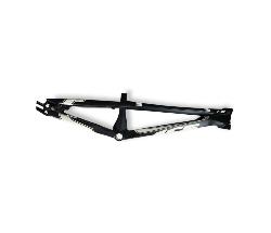 CADRE BMX  ICE F-22  PRO XL Noir mat et déco grise