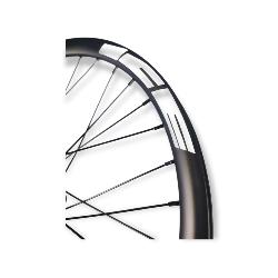 Roue Avant ICE T-REX Carbone Disc 20" x 1-3/8  + Moyeu ICE TANK Ø 20 mm logo blanc 