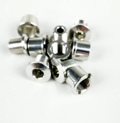 Set vis cheminée (X5) ICE R-BOLT 8,5mm Argent