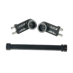 Cadre BMX carbone ICE RAPTOR Noir / Lime Citrik PRO XL