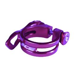 Collier de selle rapide ICE CLAMP Ø 31,8mm  Violet