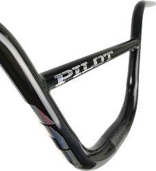 Guidon BMX Cr-mo ICE PILOT Ø31,8mm / rise 8" Noir