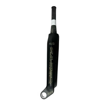 Fourche carbone ICE SWAT 2.0 TAPERED 20'' Axe Ø 20mm , Noire decal sable + adaptateurs Ø 10mm 