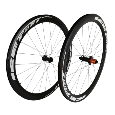 Paire de roues route ICE SATURN 50 disc moyeux Yuniper *** Occasion ***