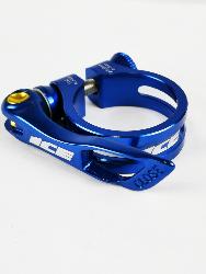 Collier de selle rapide ICE CLAMP Ø 31,8mm  Bleu