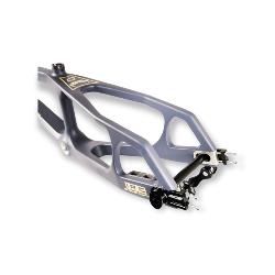 Cadre BMX carbone ICE RAPTOR Grey/Sand avec système IRC / PRO XL
