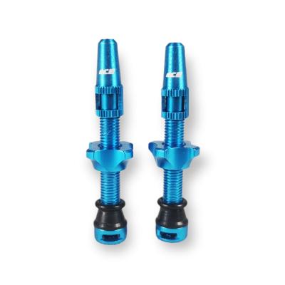 Paire de Valves ICE AIRFLOW Tubeless 44 mm Bleues