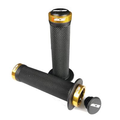 Poignées ICE FURY Lock-on Noires / Lock Gold