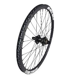 Roue Arrière ICE T-REX Carbone Disc 20" x 1-3/8 + Moyeu ICE HACKER X 10-15 mm Disque logo blanc