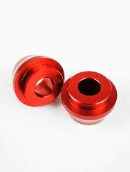 Moyeu Avant BMX ICE FAST 10/20 mm 36 Trous Rouge