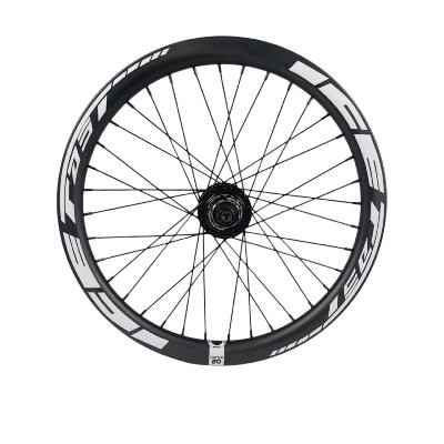 Roue Arrière ICE RAFALE X 20" Carbone + Moyeu ICE HACKER X Disc 36T 15/10 mm