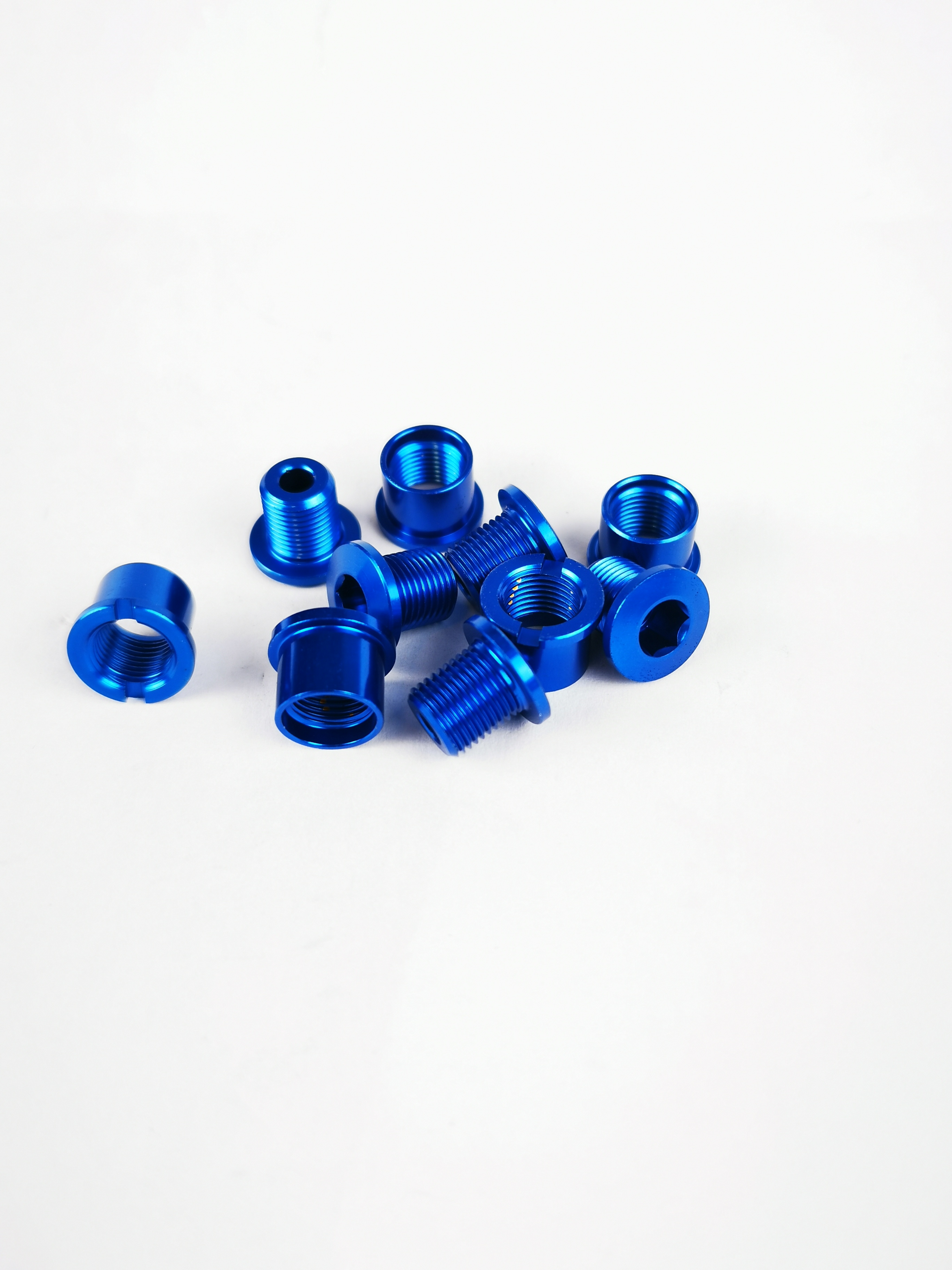 Set vis cheminée (X5) ICE R-BOLT 8,5mm Bleues