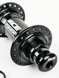 Moyeu Avant BMX ICE TANK Ø 20mm 28 Trous Noir (+ AXE 20mm / 114 mm + 3 SPACERS)