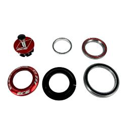 Jeu de direction ICE ISS 42 intégré conique Rouge (IS42/28,6 - IS52/40)