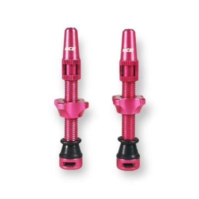 Paire de Valves ICE AIRFLOW Tubeless 44 mm Fuchsia