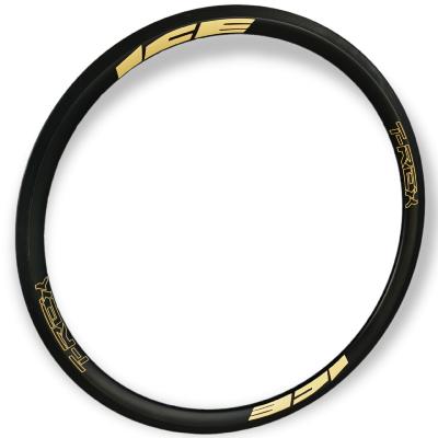 Cercle ICE T-REX  Carbone  20 x 1-3/8 36 trous (ERD 420) logo sable (V-brake)