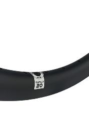 Cercle ICE FAST RAFALE Carbone 20" X 1.75 36 Trous (ERD 366)