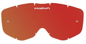 Ecran Iridium Rouge de remplacement pour masque MAIKUN NET