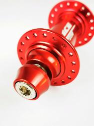 Moyeu Avant BMX ICE FAST 10/20 mm 36 Trous Rouge