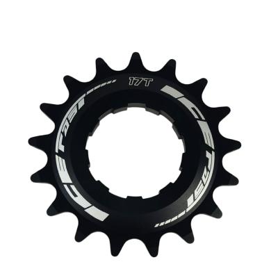 Pignon BMX ICE SPX 3/32 Aluminium 7075 CNC 17 Dents Noir